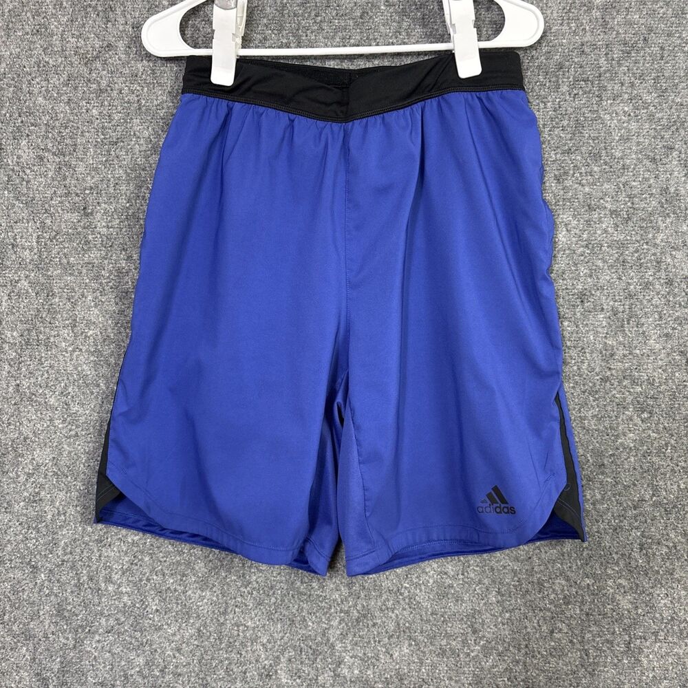 Adidas Shorts Mens Size M Blue Climalite Athletic Casual Sport